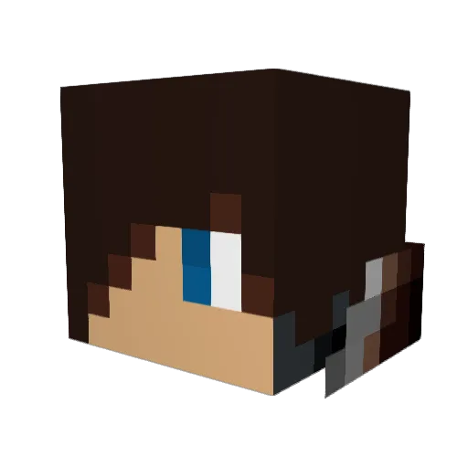 WinterStorm93 Minecraft avatar head, 3D render