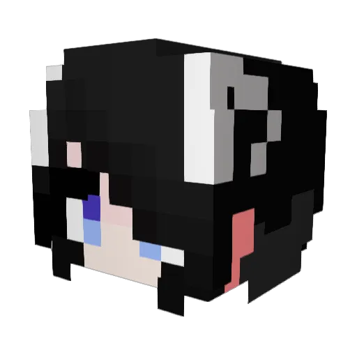 WinterUR_KR Minecraft avatar head, 3D render