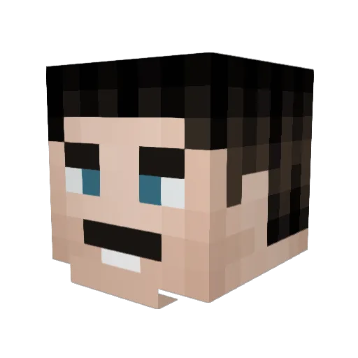 Winter_Solstice Minecraft avatar head, 3D render