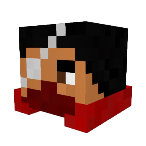 WintersCloud Minecraft avatar head, 3D render