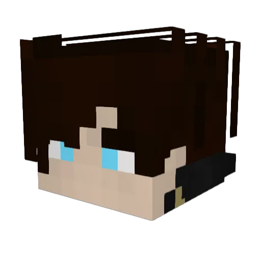 WintersSunshine Minecraft avatar head, 3D render