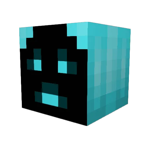 WinterstarWolf Minecraft avatar head, 3D render