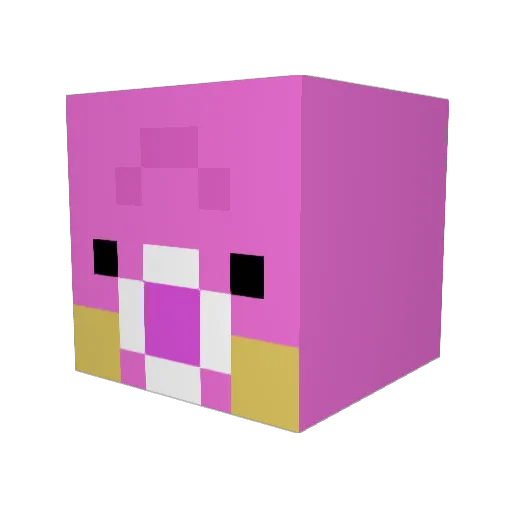 WintyBa3000 Minecraft avatar head, 3D render