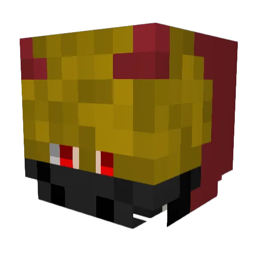 Winypanda552 Minecraft avatar head, 3D render