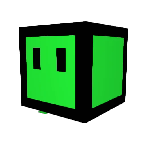 Wipiis Minecraft avatar head, 3D render
