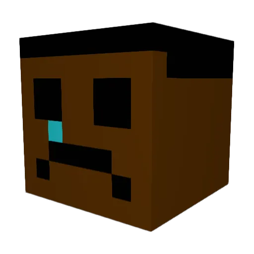 Wipinag Minecraft avatar head, 3D render