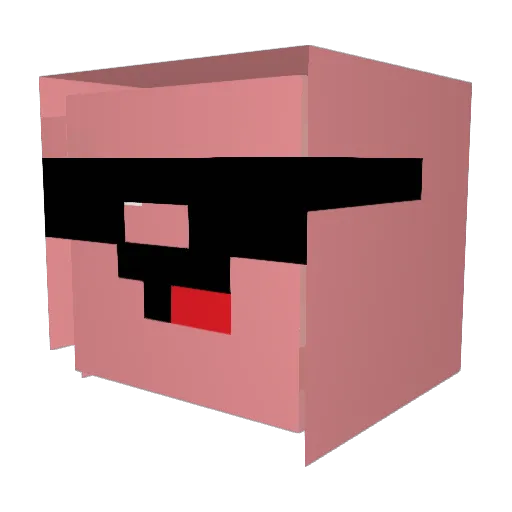 WirPatrick Minecraft avatar head, 3D render