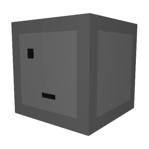Wireqz Minecraft avatar head, 3D render