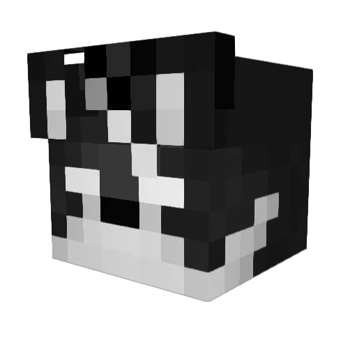 Wirk_ Minecraft avatar head, 3D render