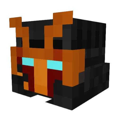 Wirthl3ss Minecraft avatar head, 3D render