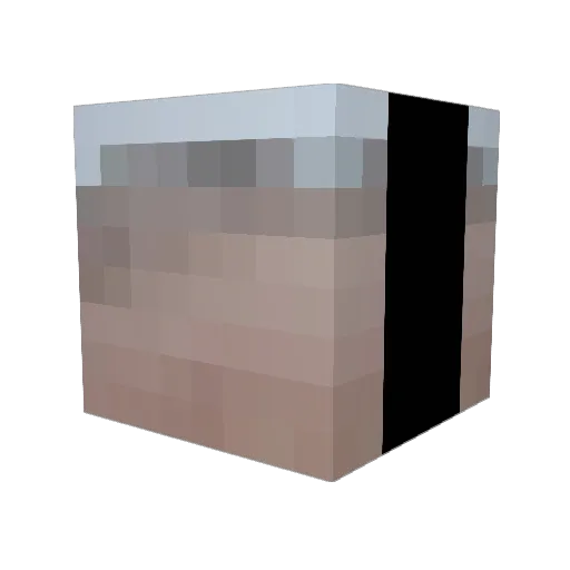 WirujacyStolec Minecraft avatar head, 3D render