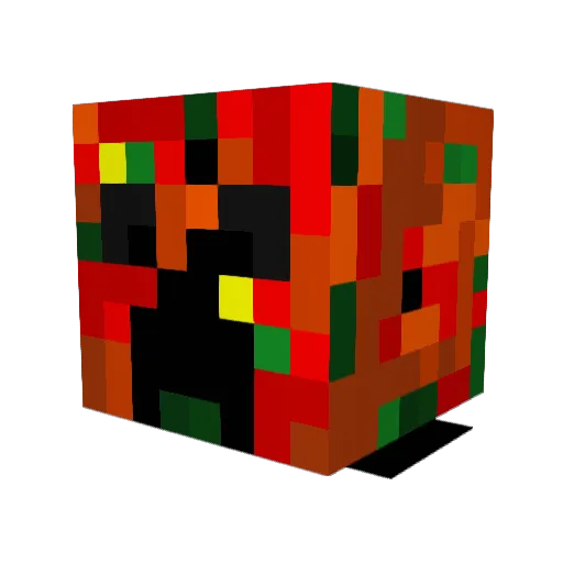 Wisardstar123 Minecraft avatar head, 3D render