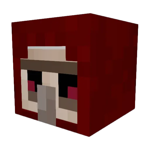 WiseR_5 Minecraft avatar head, 3D render