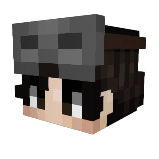 Wiseman2001 Minecraft avatar head, 3D render