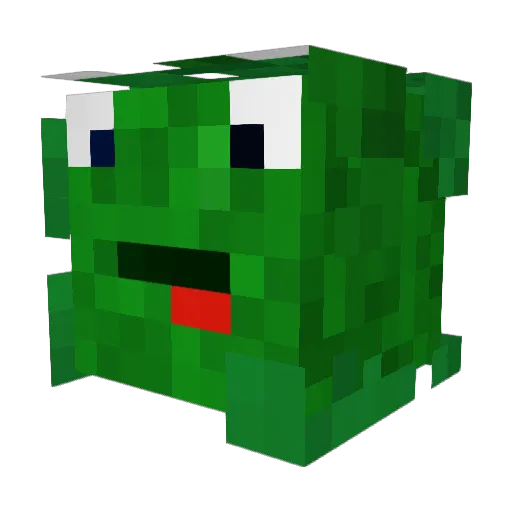 Wiserbailey Minecraft avatar head, 3D render