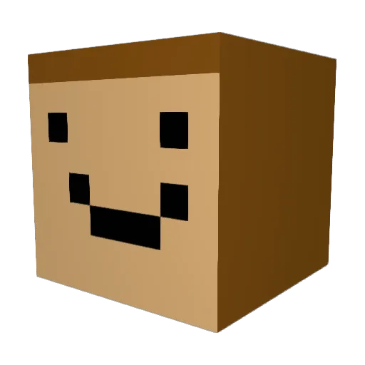 WisestMonke Minecraft avatar head, 3D render