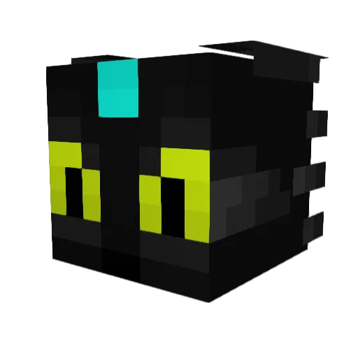 Wishamtaro Minecraft avatar head, 3D render