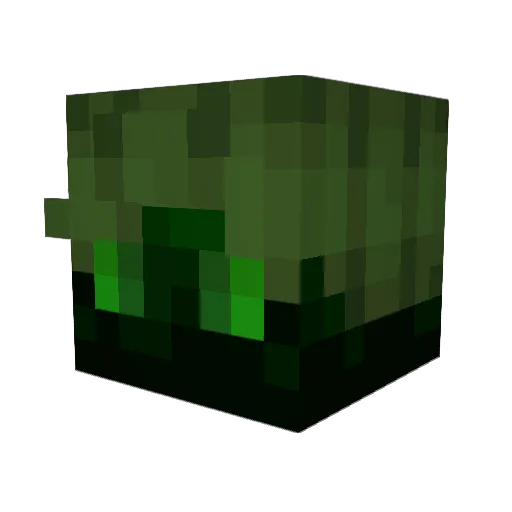 WishingWill Minecraft avatar head, 3D render