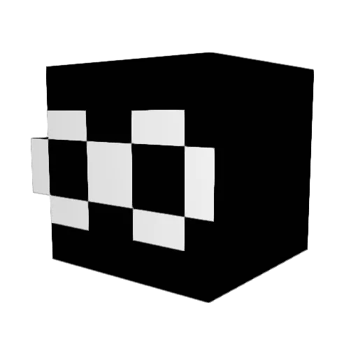 Wisp097 Minecraft avatar head, 3D render