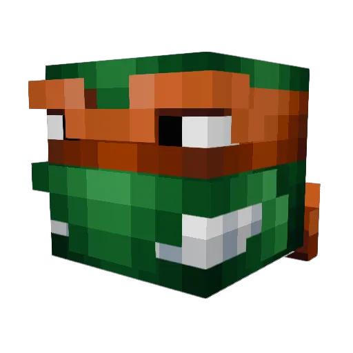 WispBossSlayer Minecraft avatar head, 3D render