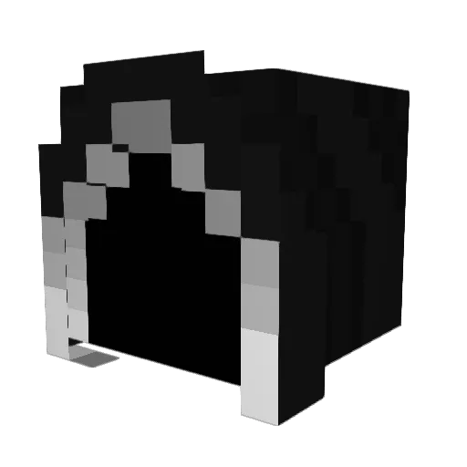 WispWeeb Minecraft avatar head, 3D render