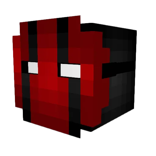 Wispoon Minecraft avatar head, 3D render