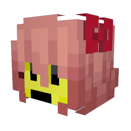 WissXD Minecraft avatar head, 3D render