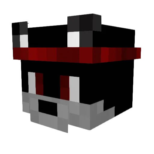 Wiss_One Minecraft avatar head, 3D render