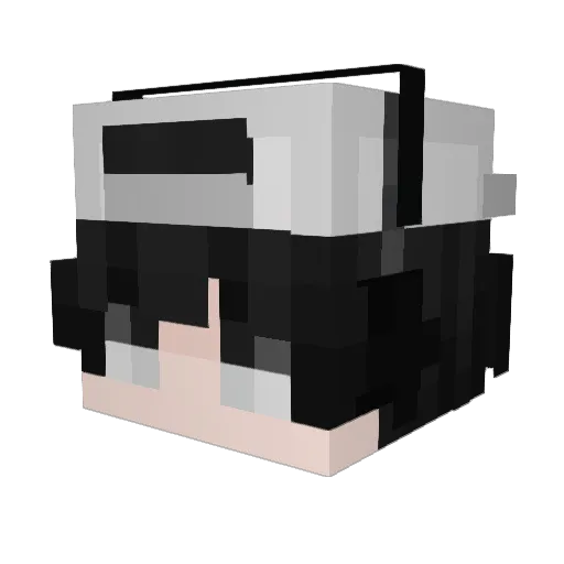 Wistful19_GG Minecraft avatar head, 3D render