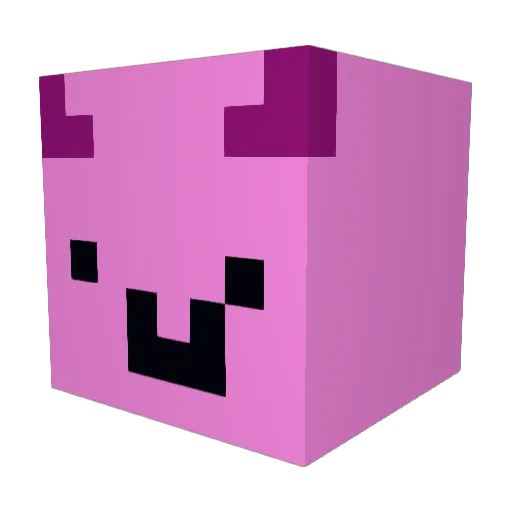 Wistrw Minecraft avatar head, 3D render