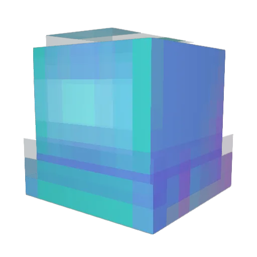 Witch_mirror Minecraft avatar head, 3D render