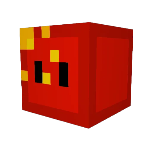 Witcha Minecraft avatar head, 3D render