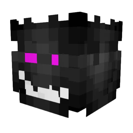 Witchblades_L Minecraft avatar head, 3D render