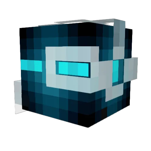 WitcherZatara Minecraft avatar head, 3D render