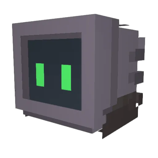 Witeneriary Minecraft avatar head, 3D render
