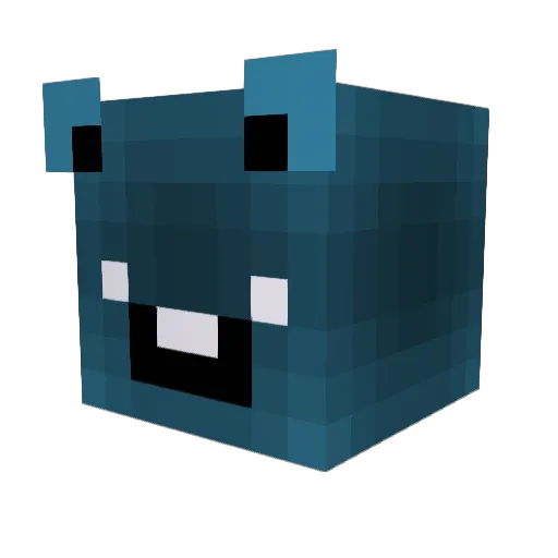WithYou Minecraft avatar head, 3D render