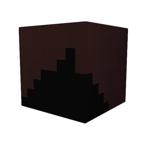 WitherEternity Minecraft avatar head, 3D render
