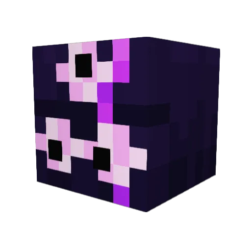 WitherImpact_ Minecraft avatar head, 3D render