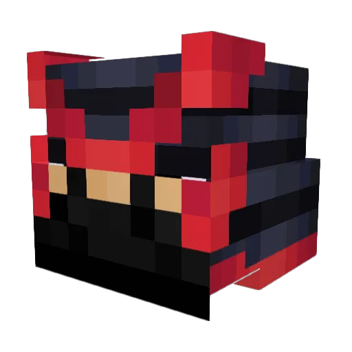 WitherMob1115 Minecraft avatar head, 3D render