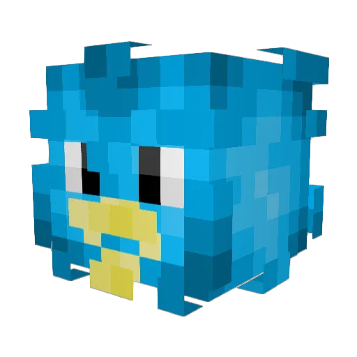 WitherStorm1716 Minecraft avatar head, 3D render