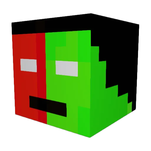 Wither_2013 Minecraft avatar head, 3D render