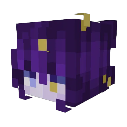 Wither_Necron Minecraft avatar head, 3D render
