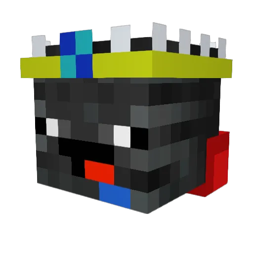 Wither_VN Minecraft avatar head, 3D render