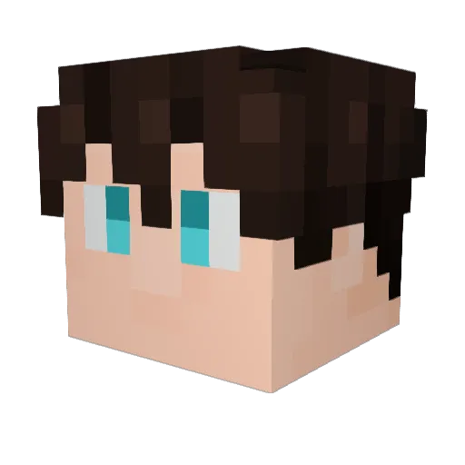 Withered_Walker Minecraft avatar head, 3D render