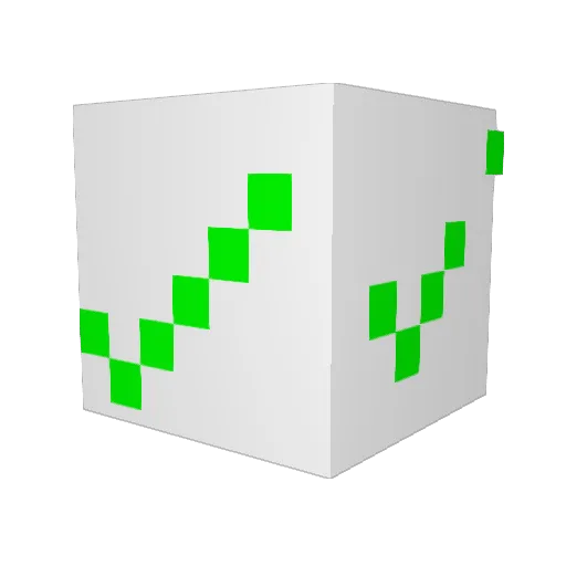Witherstorm345 Minecraft avatar head, 3D render