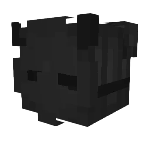 Withix3 Minecraft avatar head, 3D render