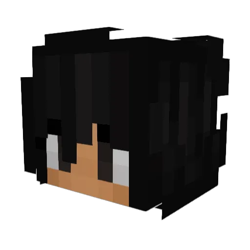 WitnessGhost Minecraft avatar head, 3D render