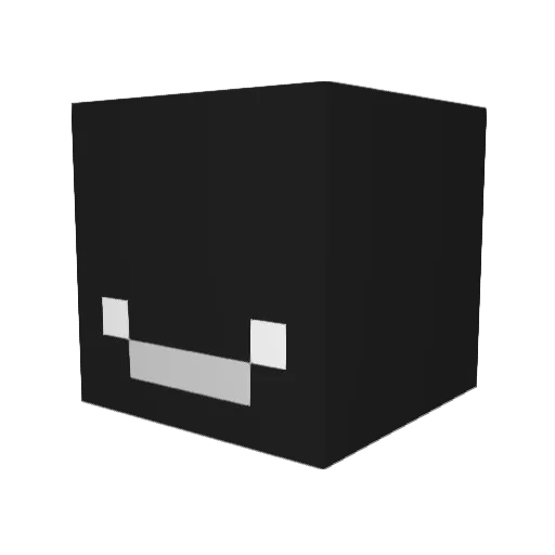 WitnessProt Minecraft avatar head, 3D render