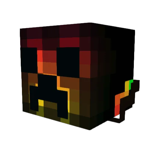 Witscherquast Minecraft avatar head, 3D render