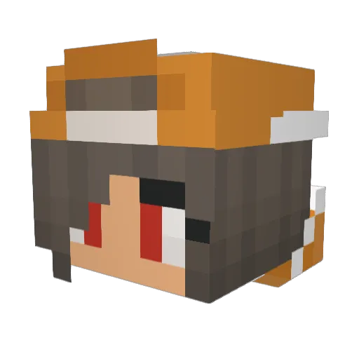 Wittyluke007 Minecraft avatar head, 3D render